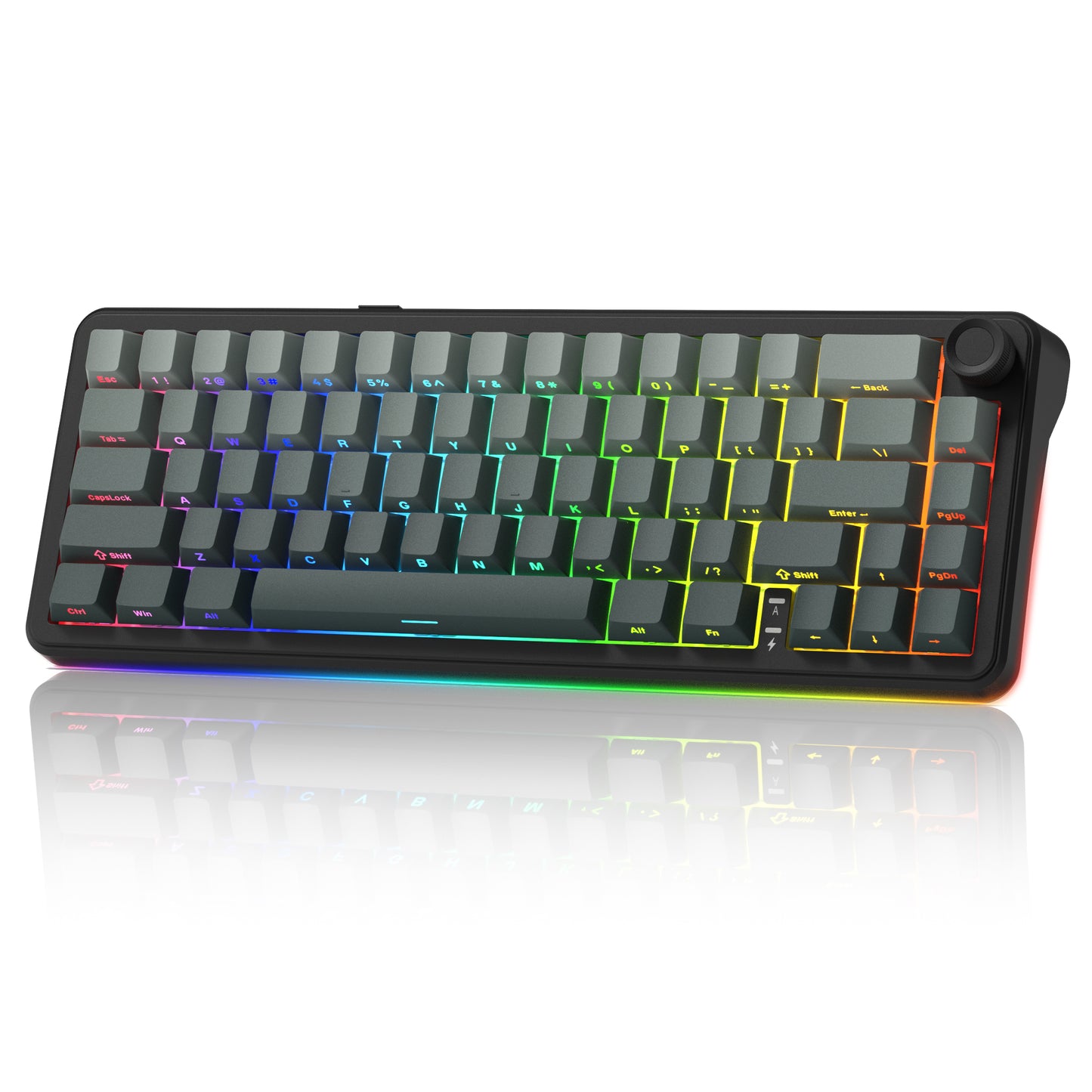 Womier L65 65% Gaming Mechanical Keyboard Wireless with Knob