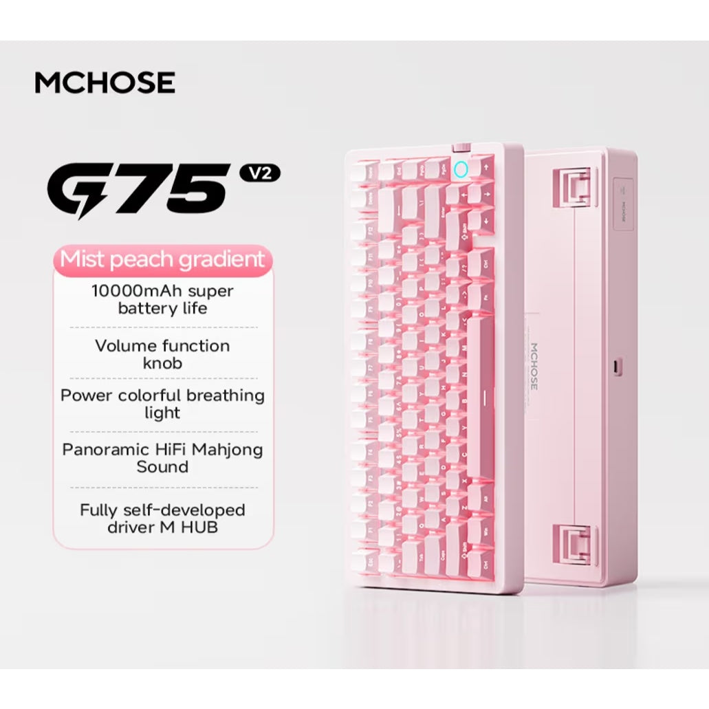 MCHOSE G75 V2 Wireless Mechanical Keyboard