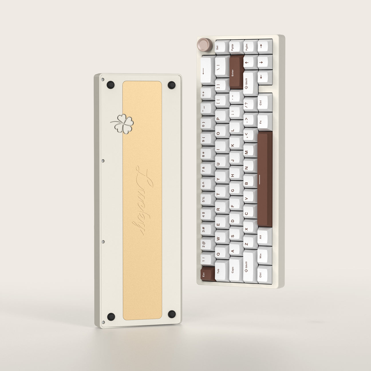 WOMIER SK65 65% GASKET MOUNTED WIRELESS ALUMINUM KEYBOARD WITH KNOB