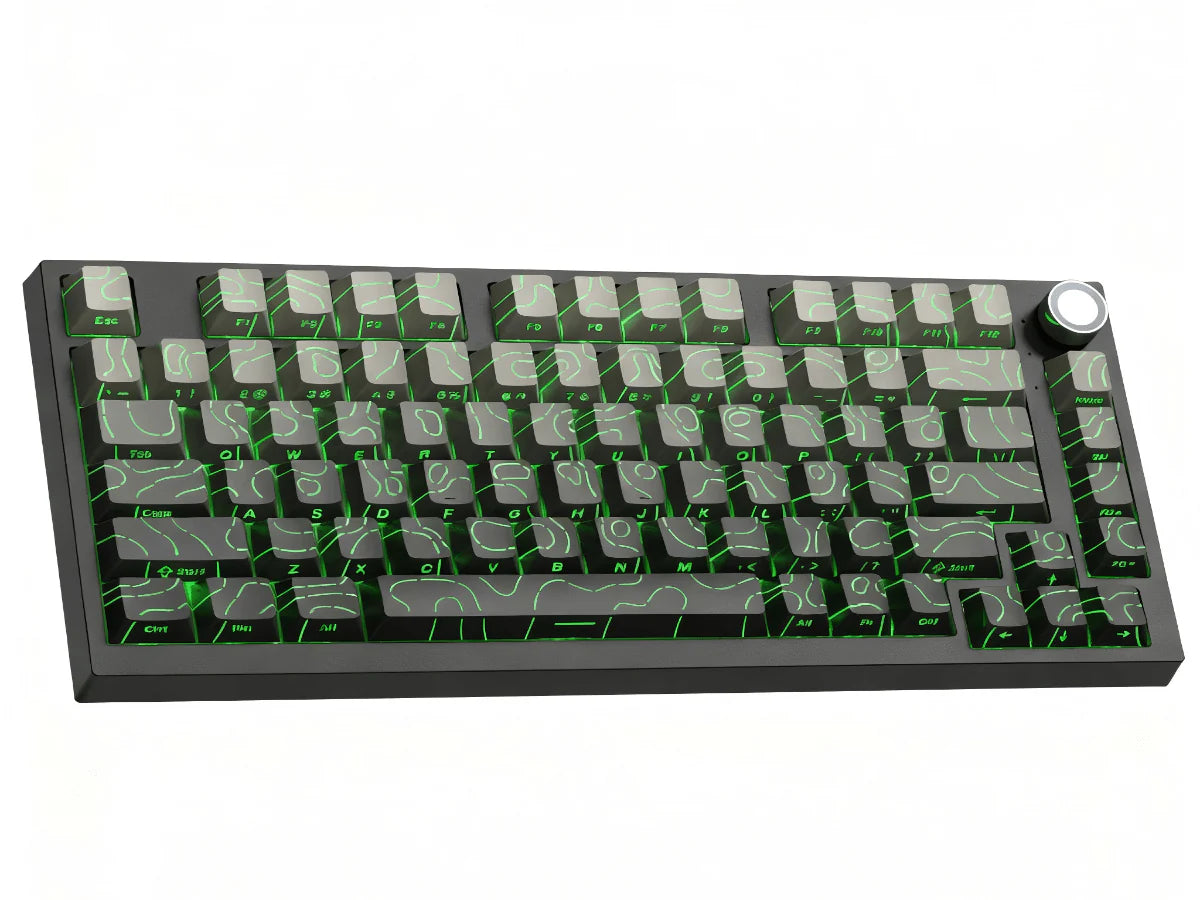 Womier WK75 75% Wireless Mechanical Keyboard with Multimedia Knob