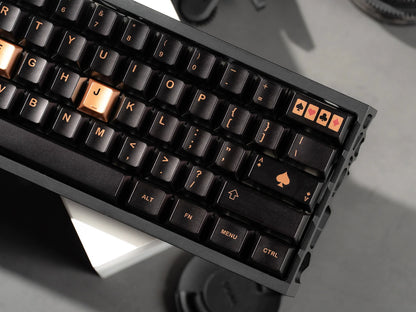 Womier Spade 112-Key Cherry Profile Metallic Coating Keycap Set