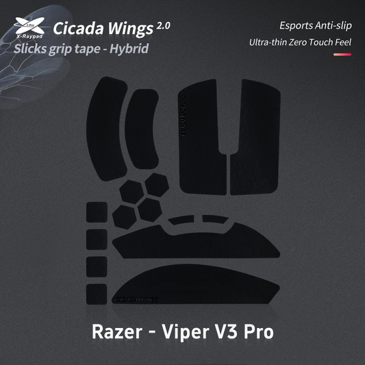 X-Raypad Cicada Wings V2 Slicks Grip For Razer Viper V3 PRO