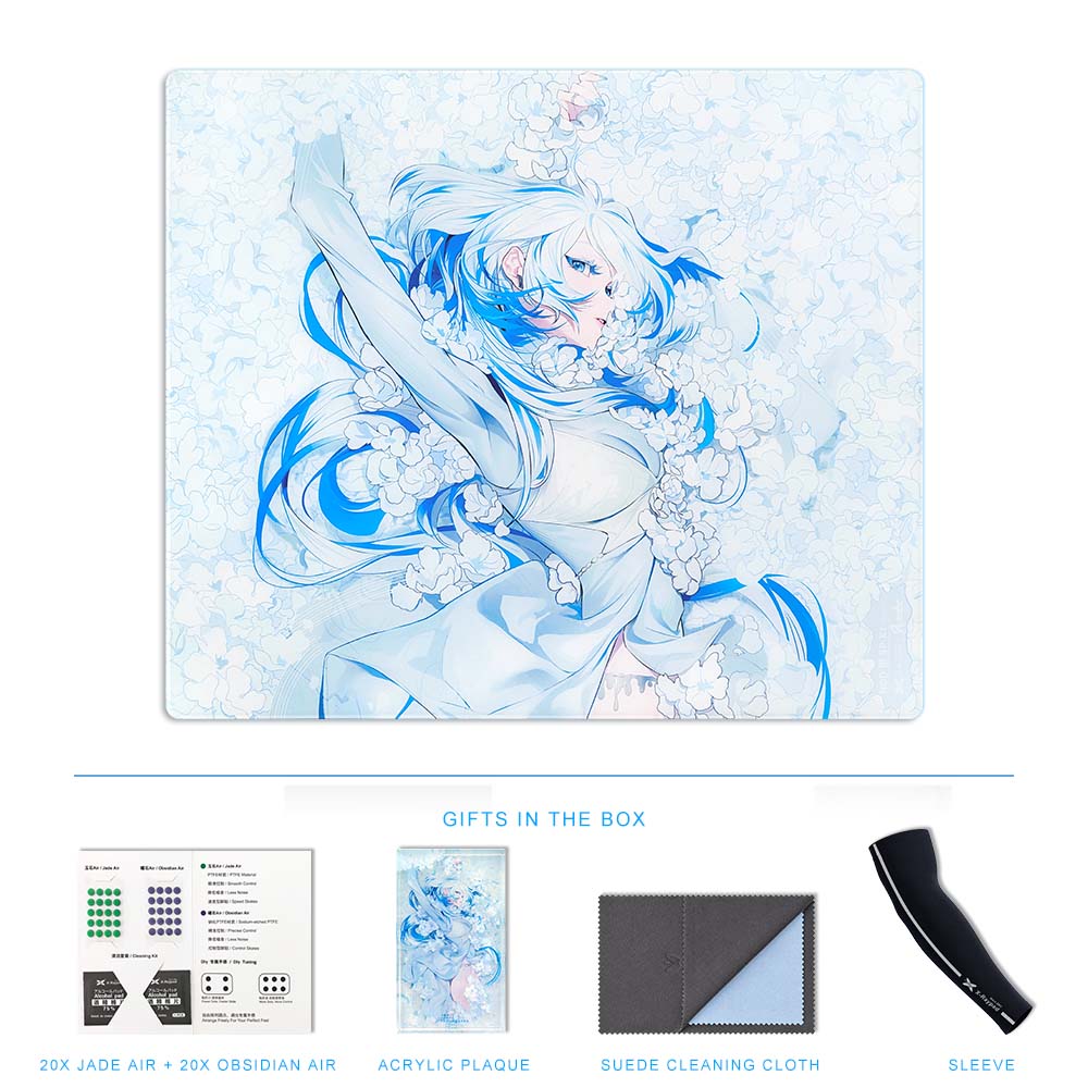 X-Raypad NOD 2mm Slim Glass Mousepad – Control or Speed Edition