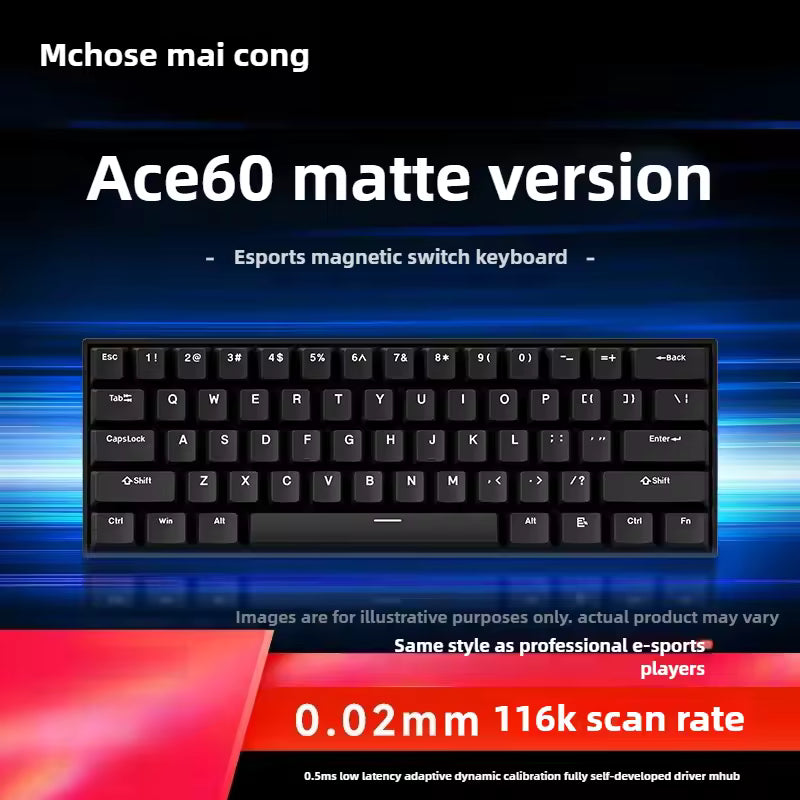 MCHOSE Ace 60 Pro Hall Effect Magnetic Switch Gaming Keyboard