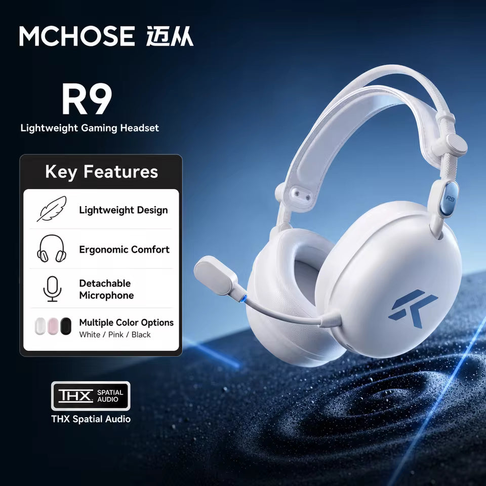 Mchose R9 Lightweight Wireless Gaming Headset