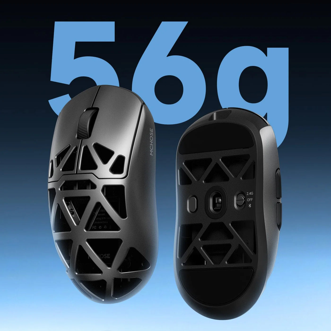 MCHOSE AX5 Pro Max gaming mouse – ultra-light 56g magnesium alloy | NMPC India