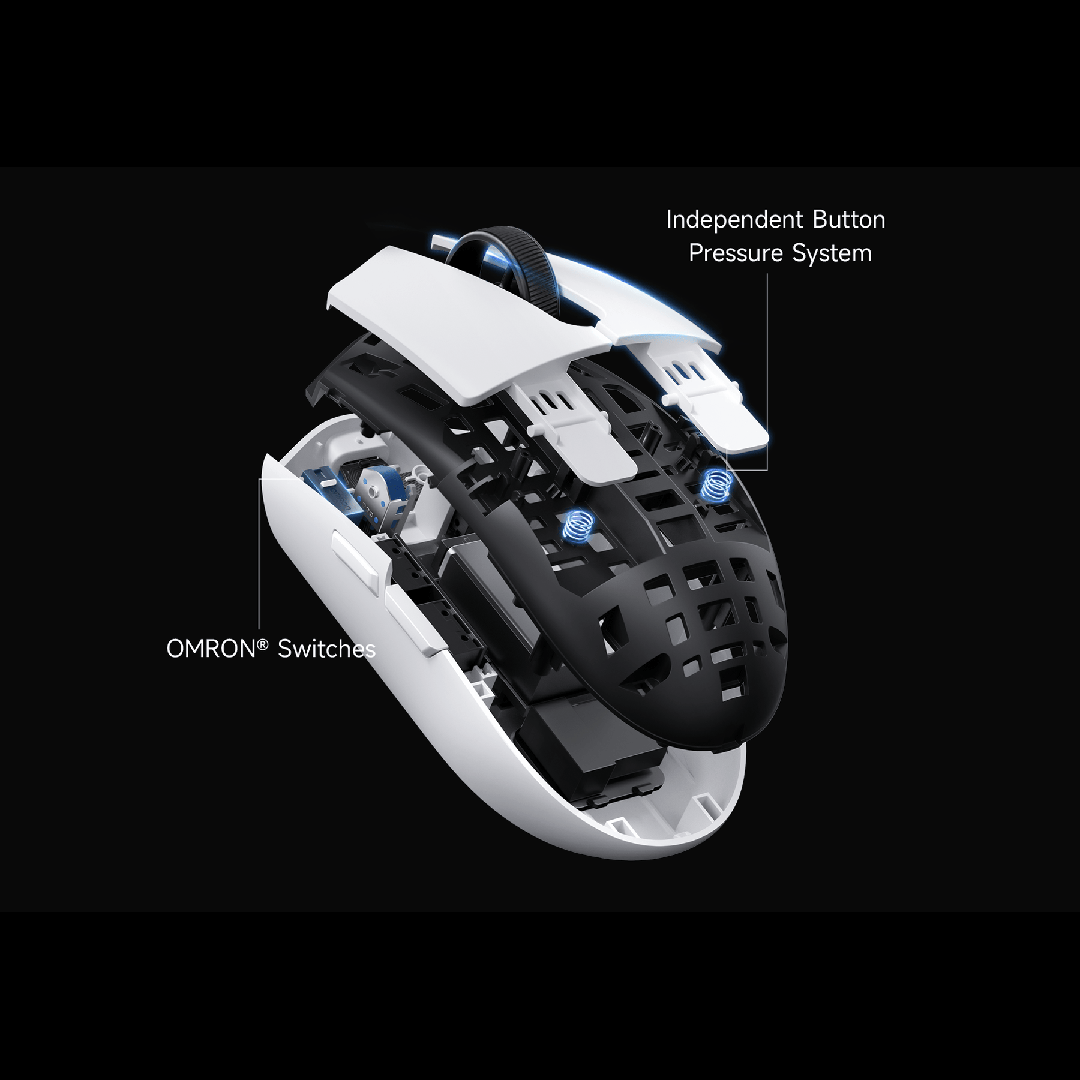 MCHOSE G3 tri-mode wireless gaming mouse with ergonomic grip – NMPC India