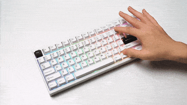 Wireless Tri-Mode Mechanical Keyboard MCHOSE GX87 80% Layout with Hot-Swappable Keys – NMPC India