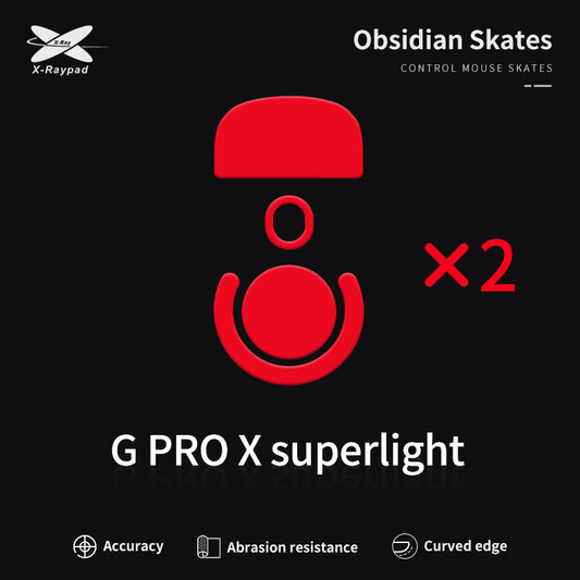 X-Raypad Obsidian Control Skates For G Pro X Superlight