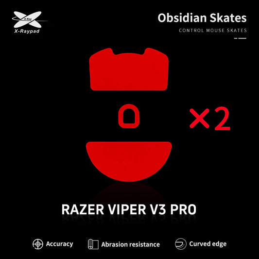 Xraypad Obsidian Skates For Razer Viper V3 PRO