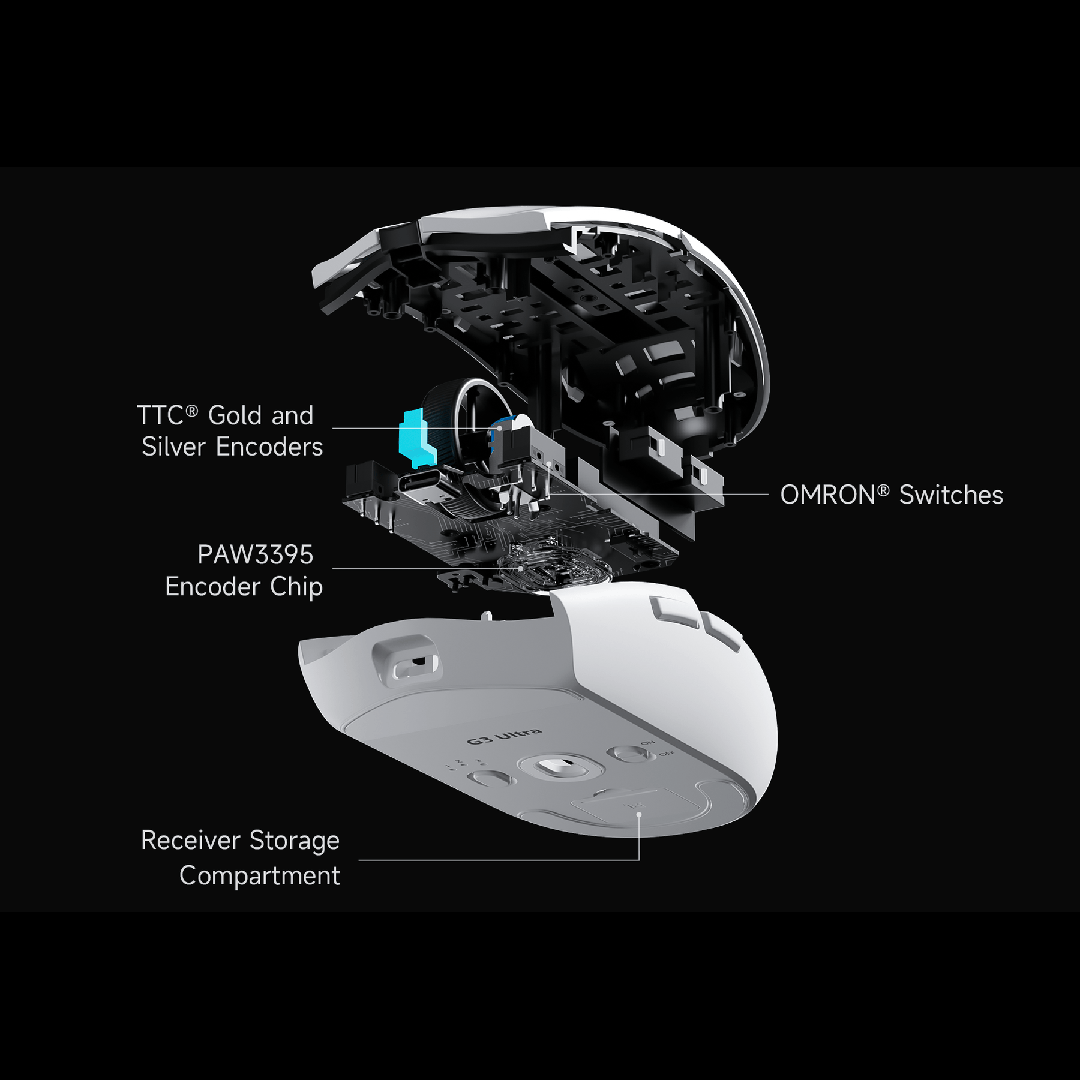 MCHOSE G3 64g lightweight wireless gaming mouse for precision control – NMPC India