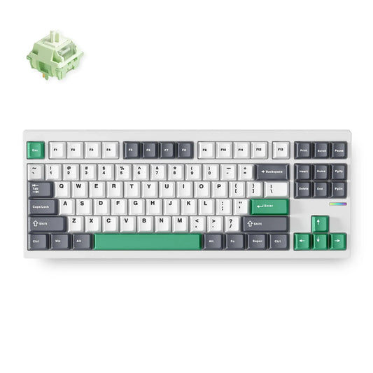 MCHOSE GX87 Mechanical Keyboard Black Anodic Oxidation Case – NMPC India
