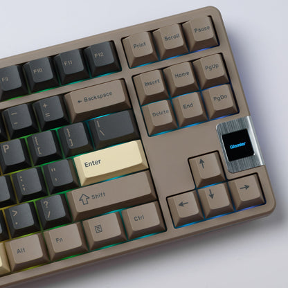 WOMIER QK87 TKL QMK/VIA SUPPORT WIRELESS KEYBOARD WITH MULTIMEDIA DISPLAY