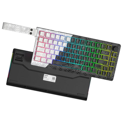 WOMIER Q75 75% VIA SUPPORT GASKET MOUNTED WIRELESS KEYBOARD WITH KNOB