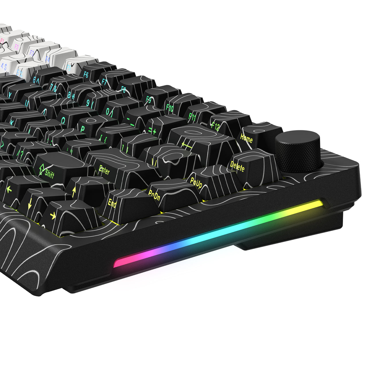 WOMIER Q75 75% VIA SUPPORT GASKET MOUNTED WIRELESS KEYBOARD WITH KNOB