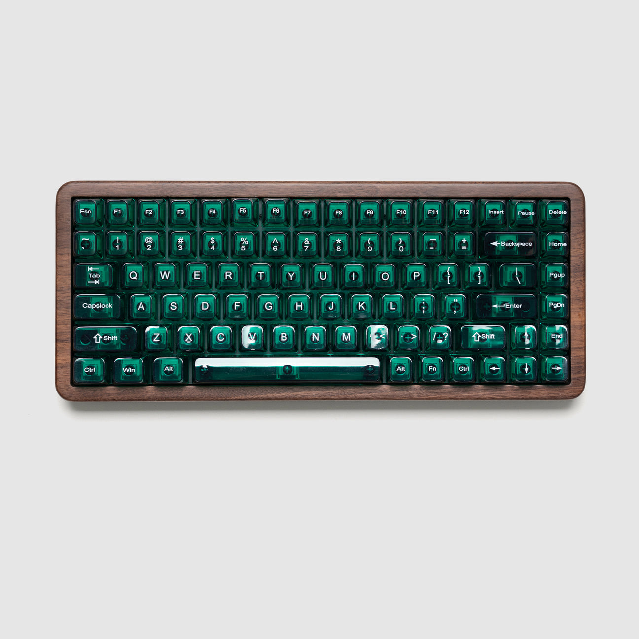 WOMIER WD75 75% VIA SUPPORT WIRELESS WOODEN KEYBOARD