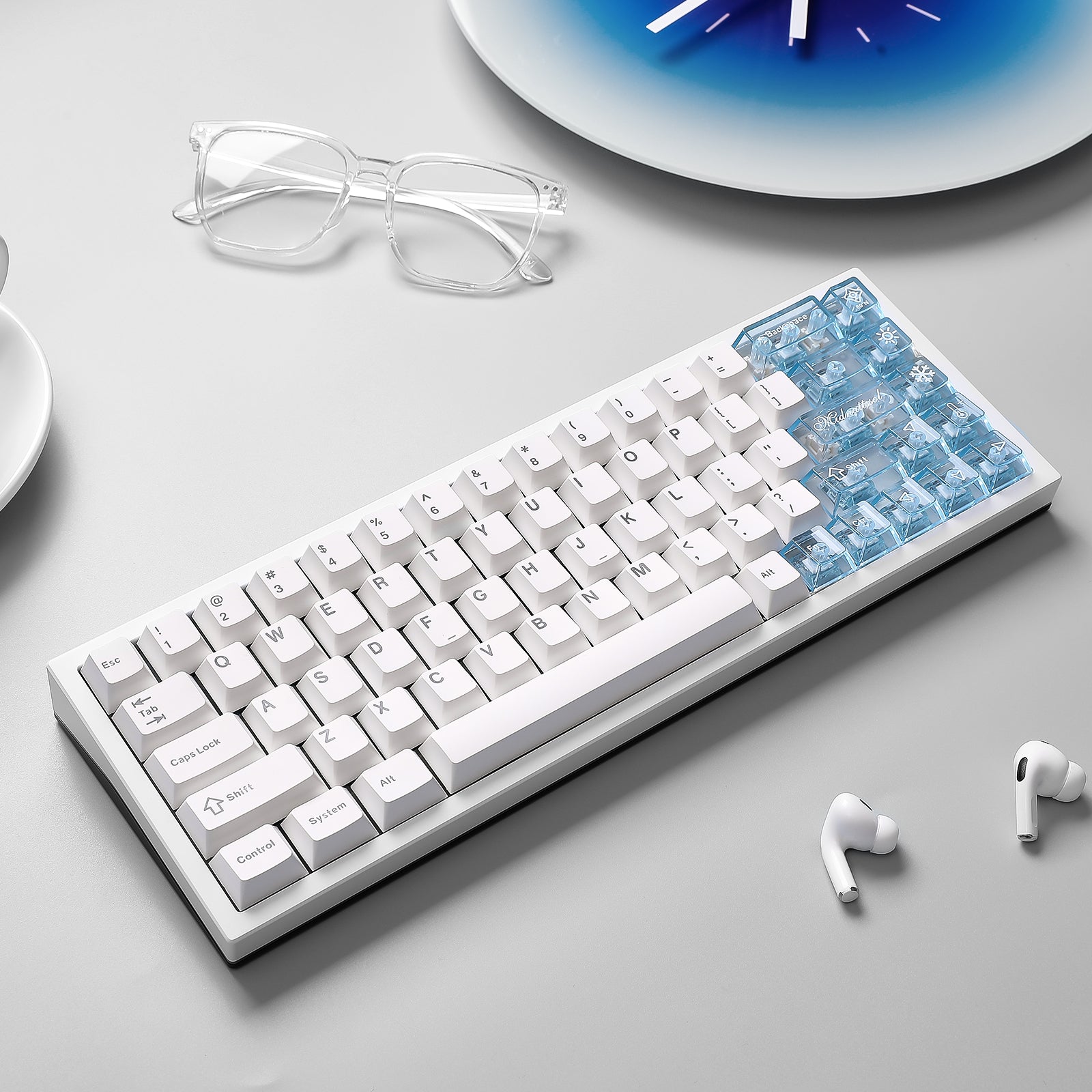 YUNZII AL65 QMK/VIA Custom Hollow Mechanical Keyboard – NMPC INDIA