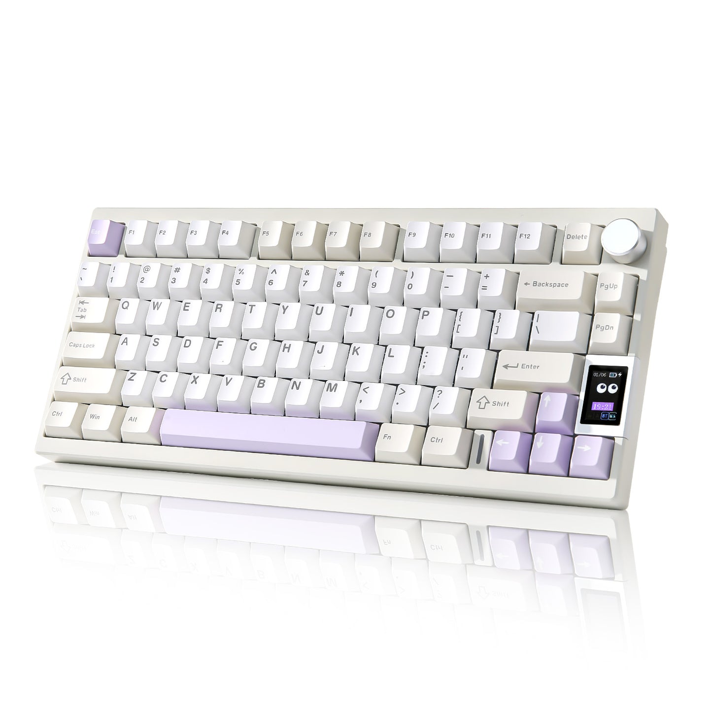 YUNZII AL80 QMK/VIA Aluminum LCD Mechanical Keyboard