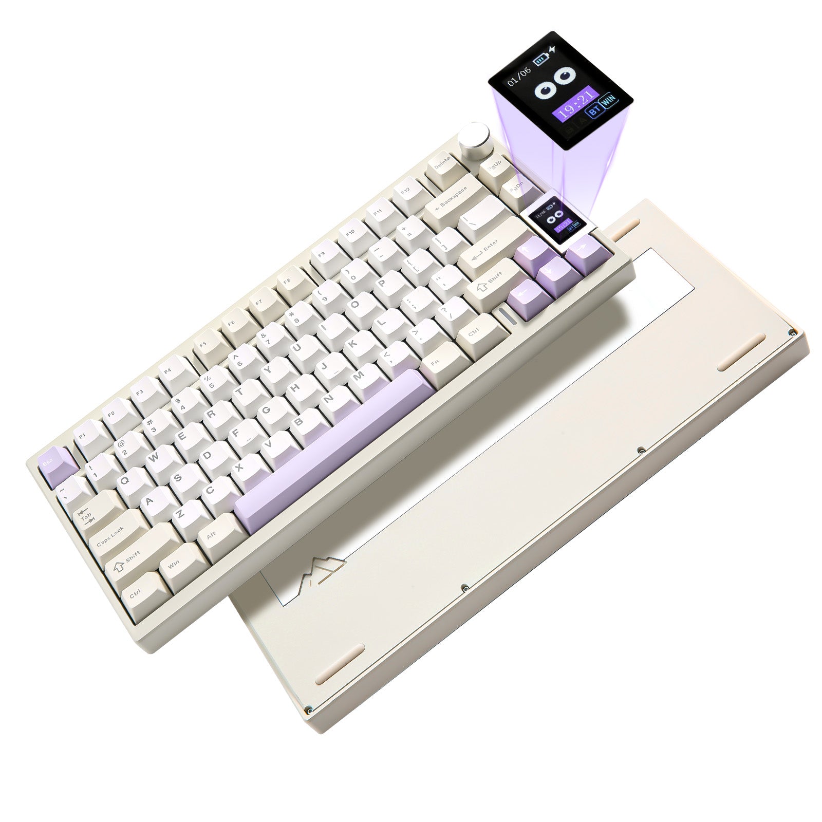 YUNZII AL80 QMK/VIA Aluminum LCD Mechanical Keyboard – NMPC INDIA