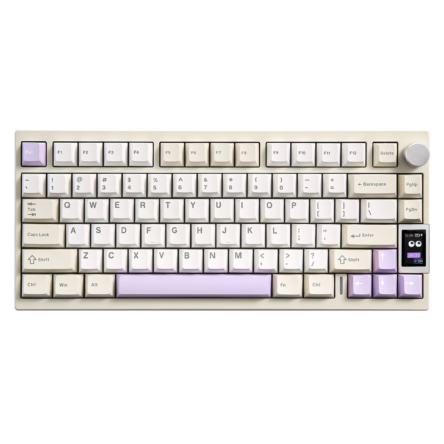 YUNZII AL80 QMK/VIA Aluminum LCD Mechanical Keyboard