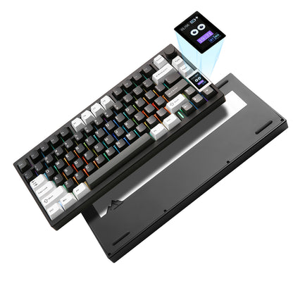 YUNZII AL80 QMK/VIA Aluminum LCD Mechanical Keyboard