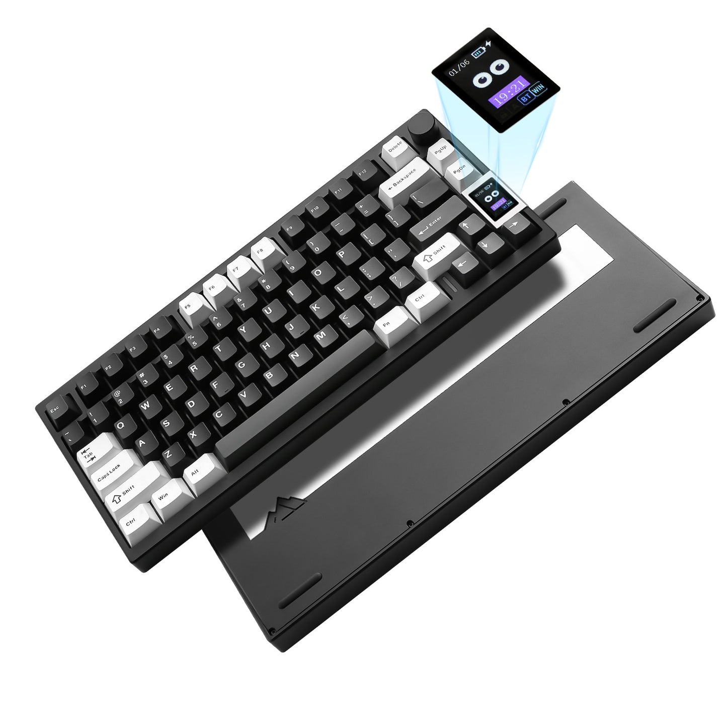 YUNZII AL80 QMK/VIA Aluminum LCD Mechanical Keyboard