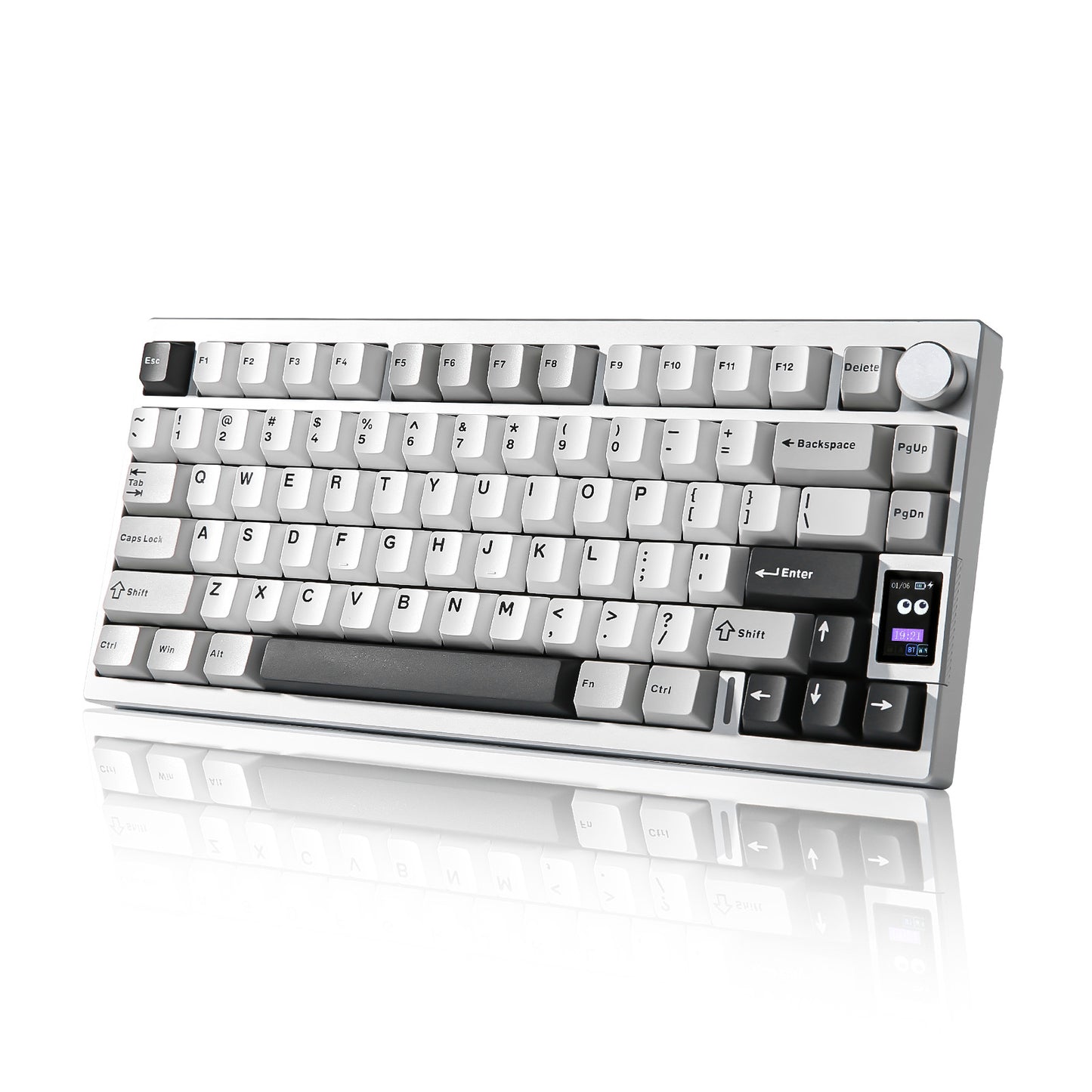 YUNZII AL80 QMK/VIA Aluminum LCD Mechanical Keyboard