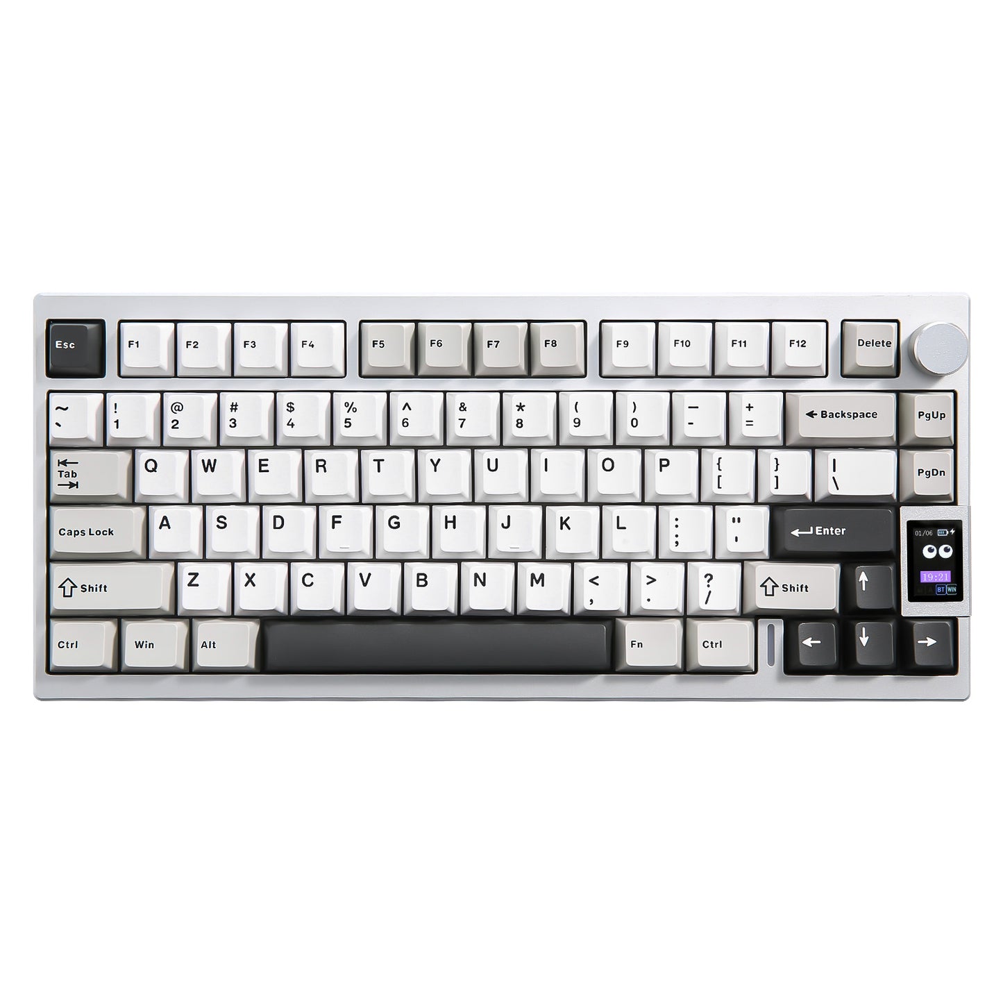 YUNZII AL80 QMK/VIA Aluminum LCD Mechanical Keyboard