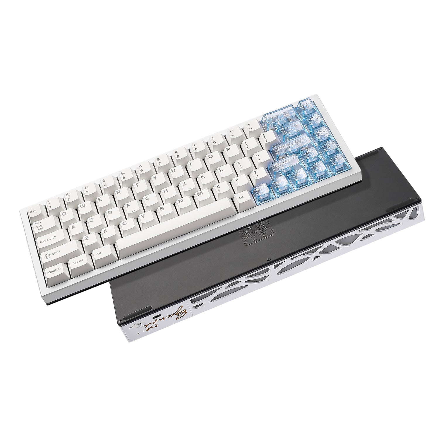 YUNZII AL65 QMK/VIA Custom Hollow Mechanical Keyboard – NMPC INDIA