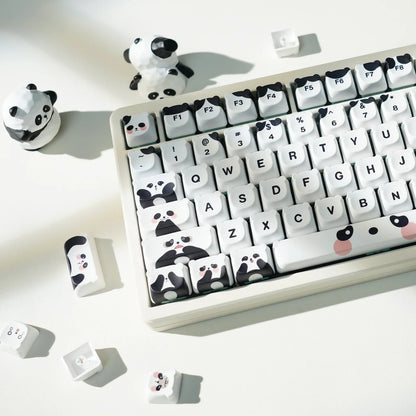 Womier Blushed Panda MAO Profile Dye-Sub PBT Keycap Set (137-Key )