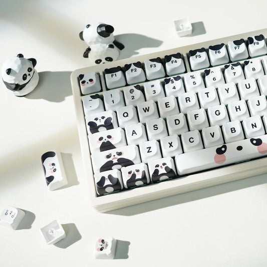 Womier Blushed Panda MAO Profile Dye-Sub PBT Keycap Set (137-Key )