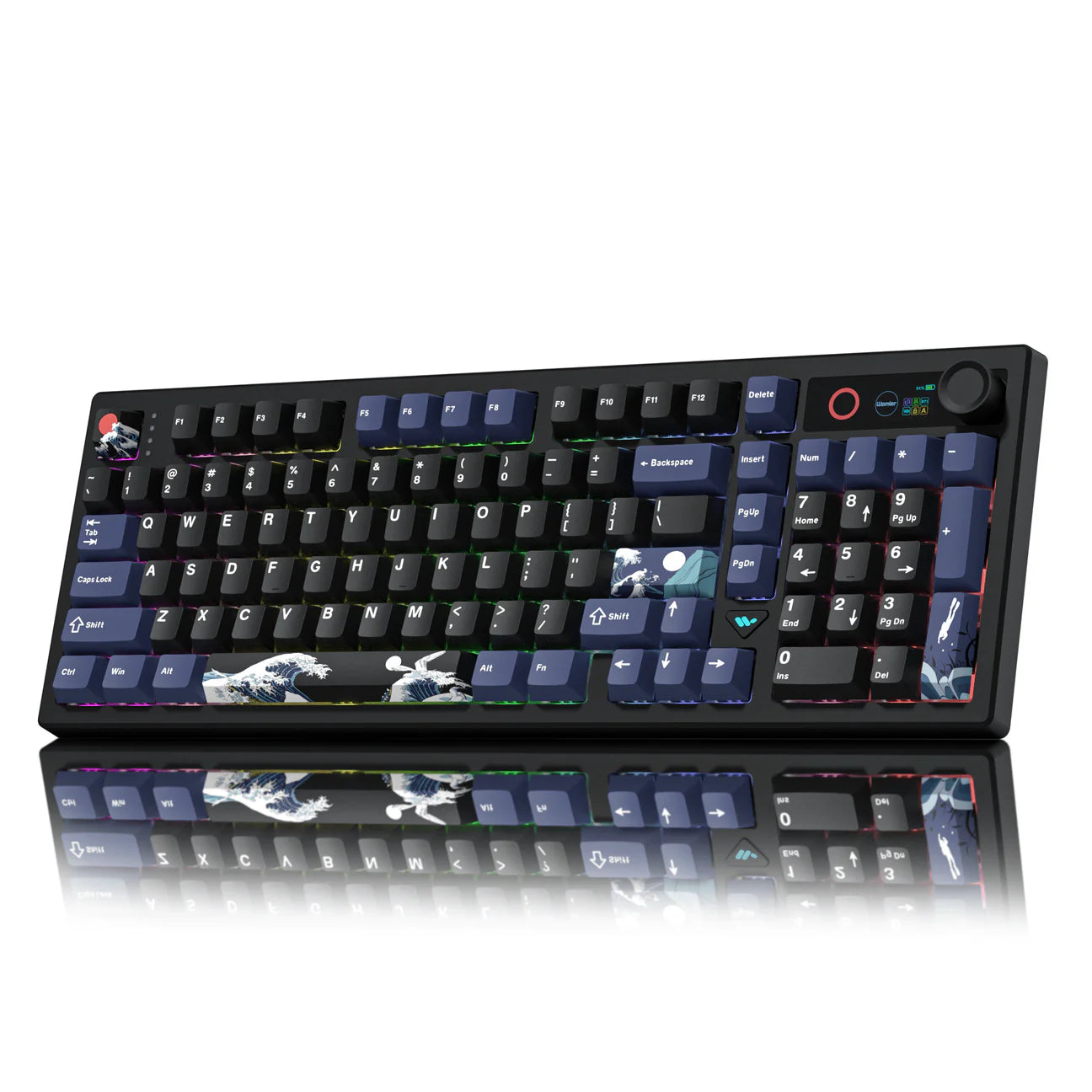 Womier L98 98% Wireless Mechanical Keyboard with TFT Screen & Knob