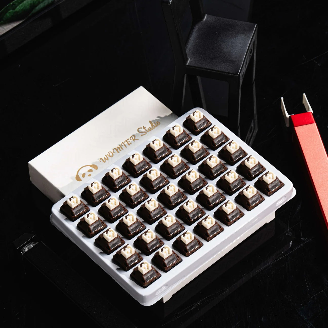Womier New POM Series Pre-lubed Linear Switches (35 pcs/box)