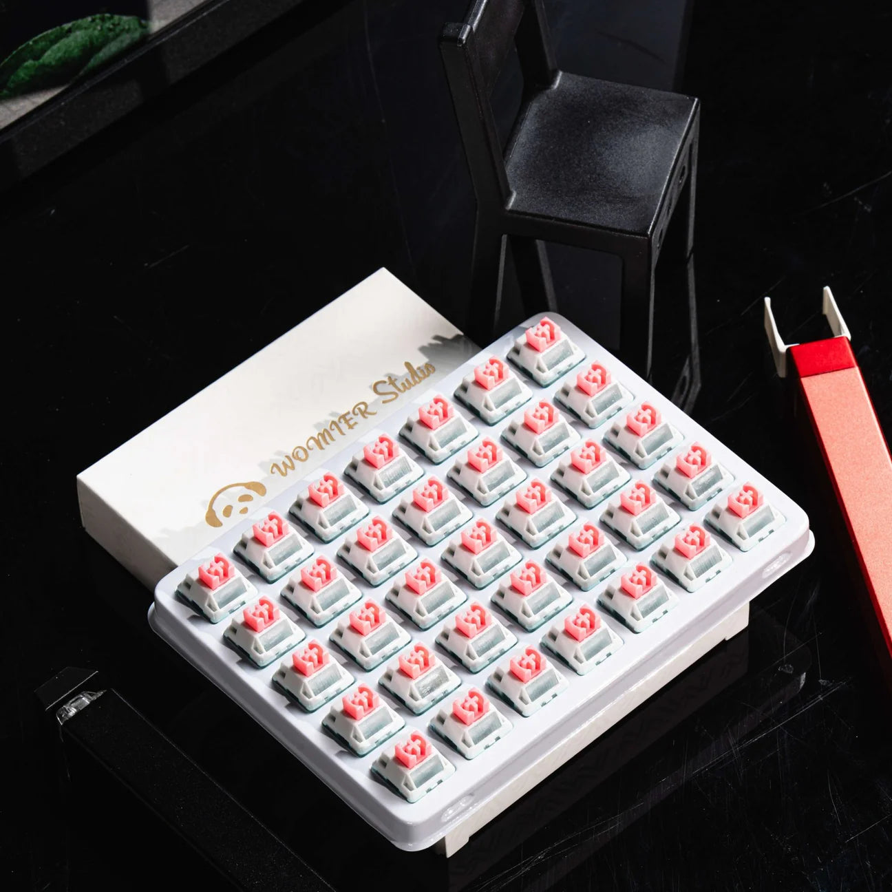 Womier New POM Series Pre-lubed Linear Switches (35 pcs/box)