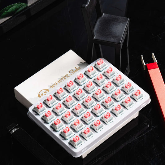 Womier New POM Series Pre-lubed Linear Switches (35 pcs/box)