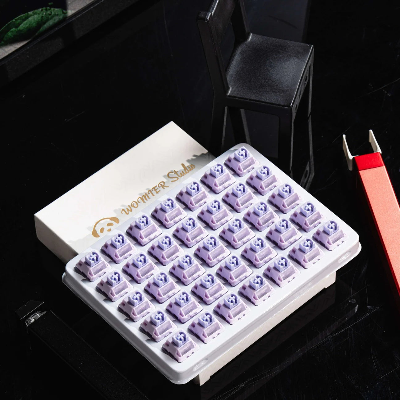 Womier New POM Series Pre-lubed Linear Switches (35 pcs/box)