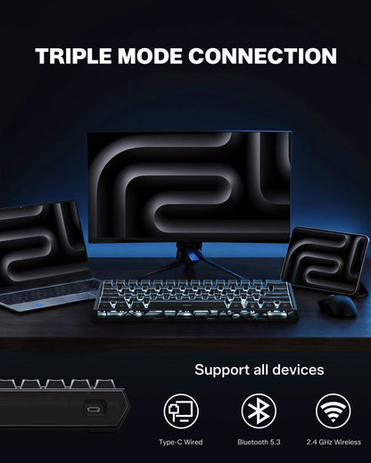 Womier SK61 HE Hall Effect Wireless Gaming Keyboard
