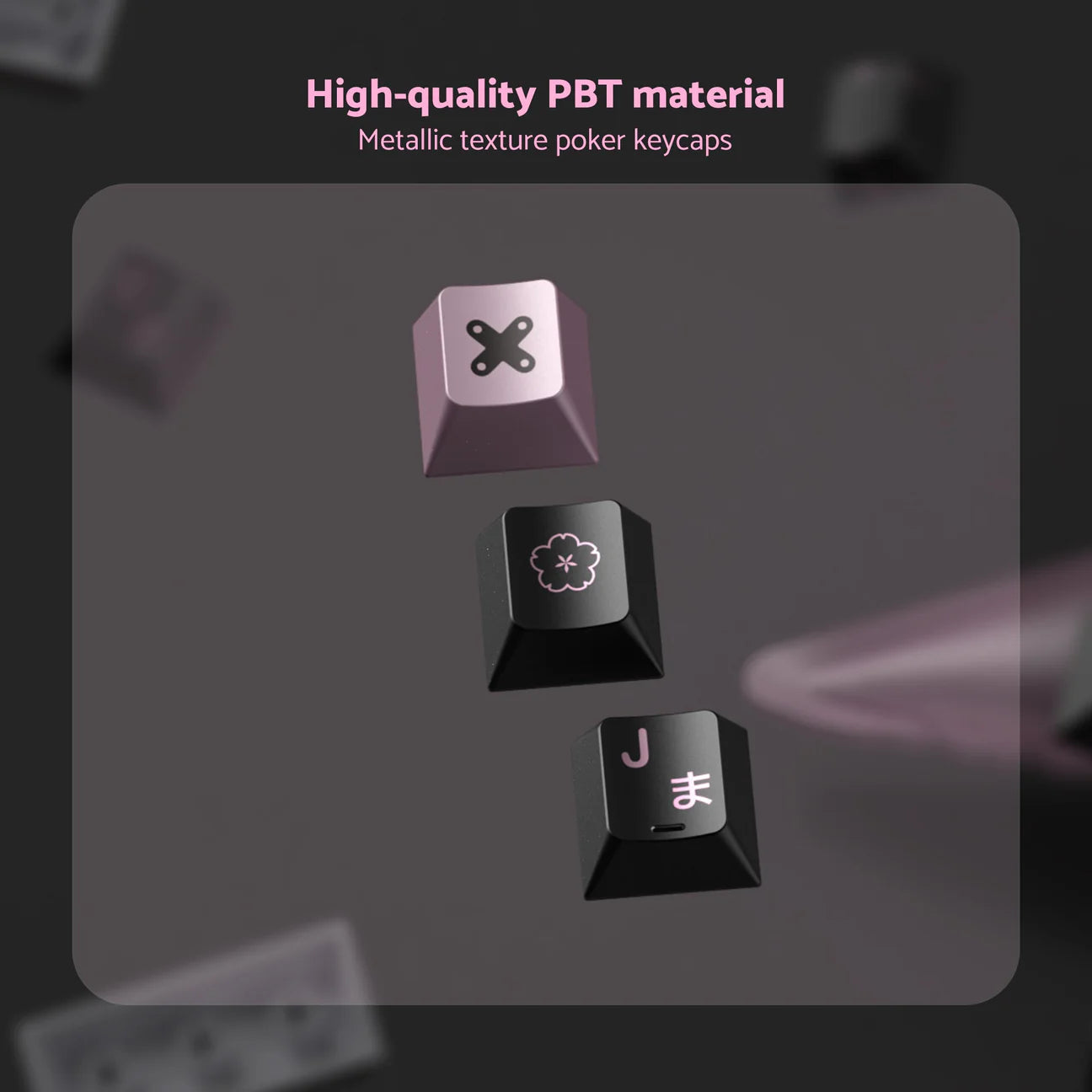 Womier Spring Scenery Cherry Profile PBT 112 Keycaps Set