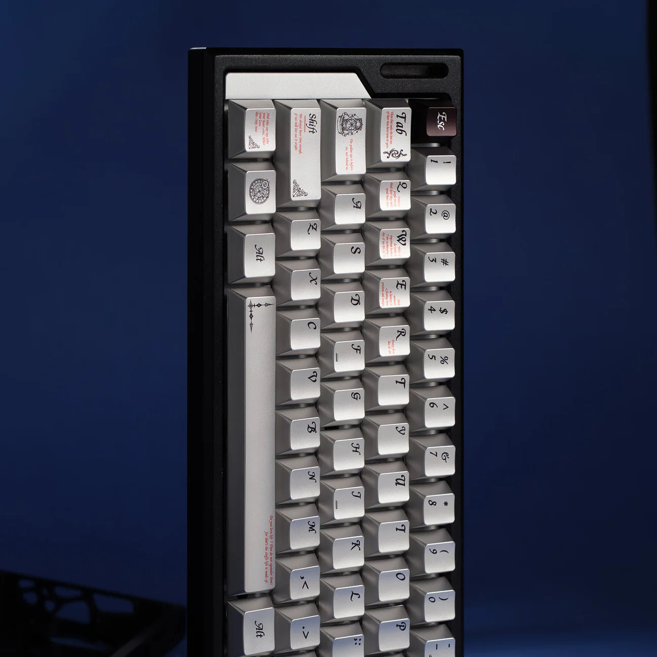 Womier Timeless 112-Key Cherry Profile Metallic Coating Keycap Set