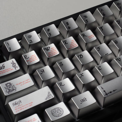 Womier Timeless 112-Key Cherry Profile Metallic Coating Keycap Set