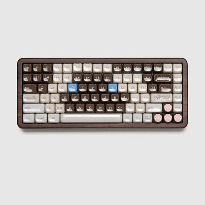 WOMIER WD75 75% VIA SUPPORT WIRELESS WOODEN KEYBOARD